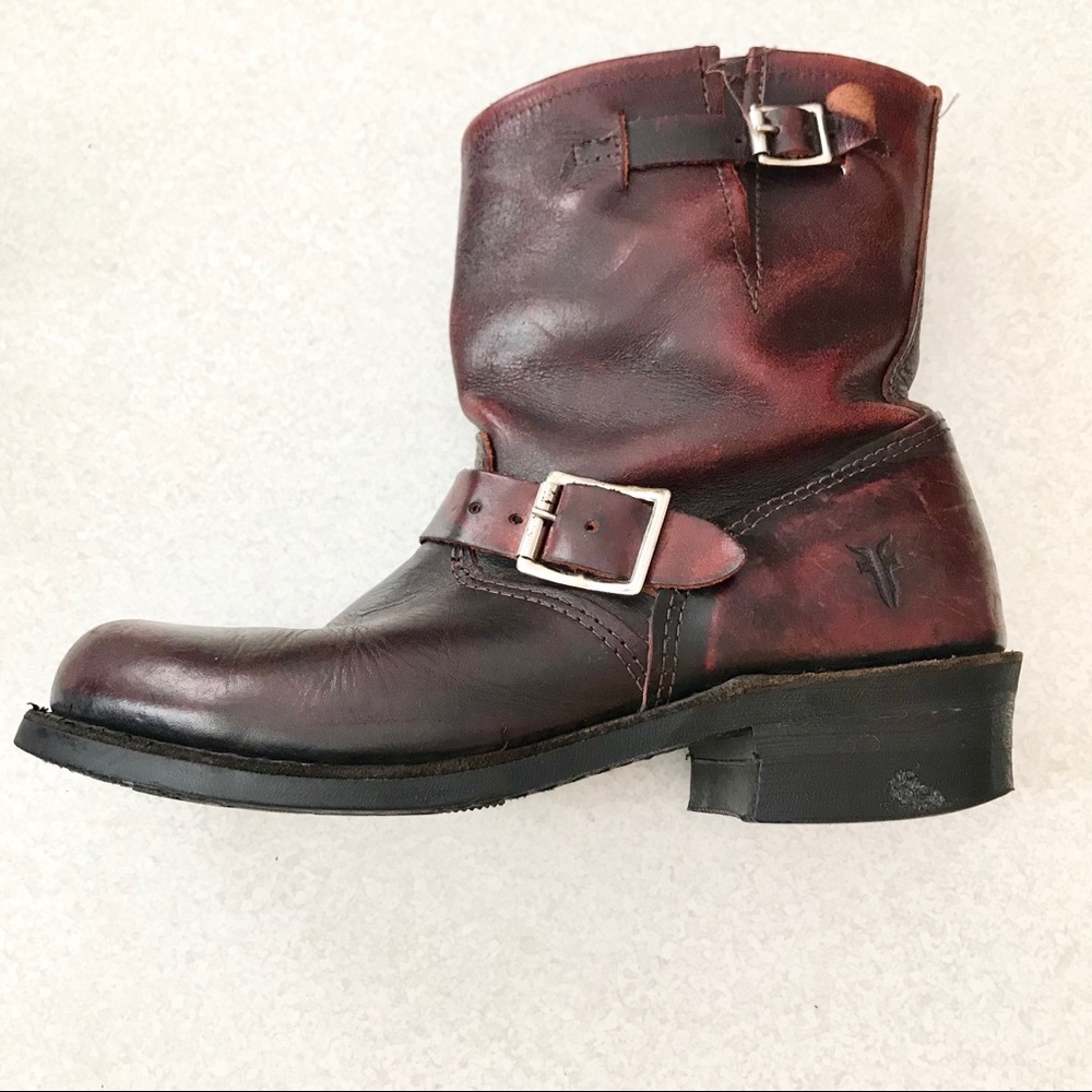 Ox Blood Frye Engineer Boots womens 8M